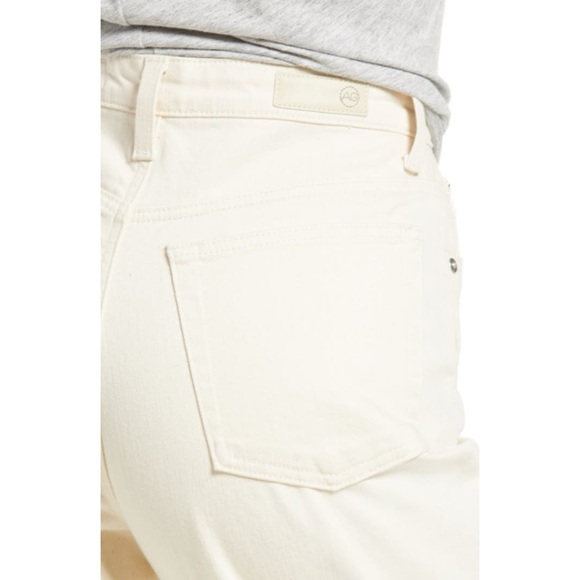 AG Renn High Rise Crop Barrel Leg Jeans // Ecru Dunes - Picture 4 of 13